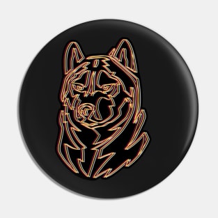 Bloomsburg Husky Linear Design Pin