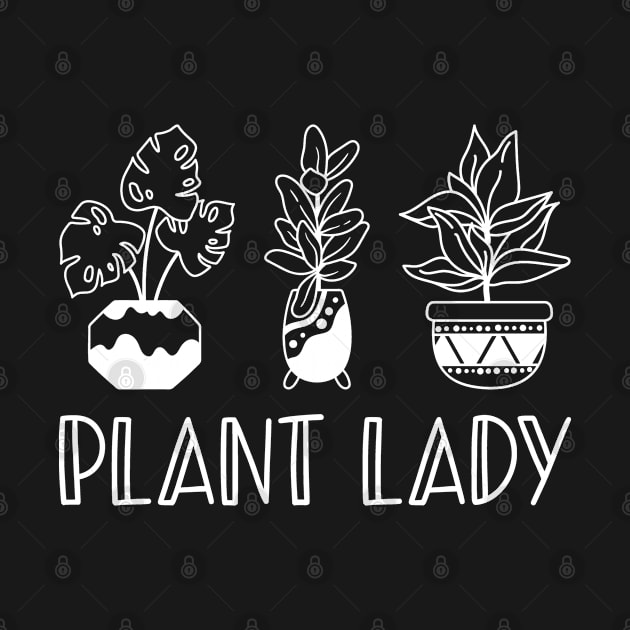 Plant Lady - Potted Plants by Whimsical Frank