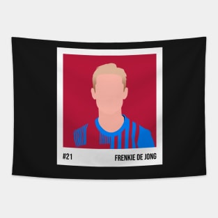 Frenkie de Jong Minimalistic Camera Film Tapestry