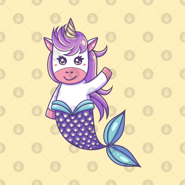 Mermaid Unicorn by PeppermintKamz