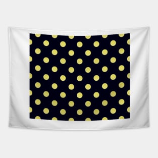 Yellow dots Tapestry