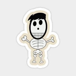 Cute skeletons doodle style Magnet