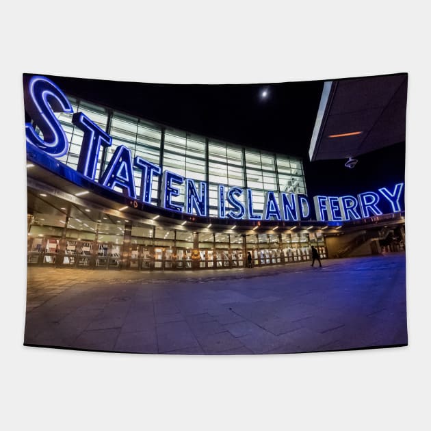 Staten Island Ferry Tapestry by ShootFirstNYC