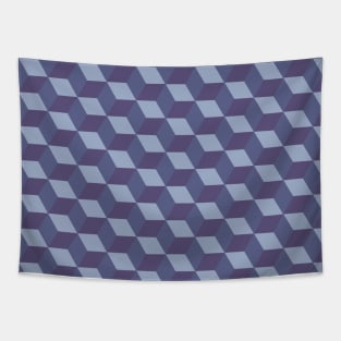 Geometric design- purple and blue Tapestry