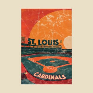 Midcentury St. Louis Cardinals Stadium T-Shirt