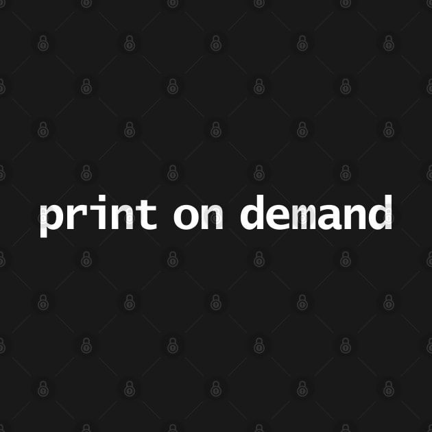 Print on Demand by ellenhenryart