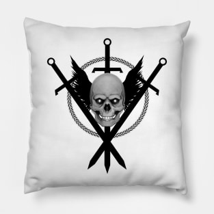 Skull and Swords Pillow