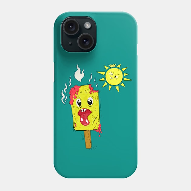 Popsicles Ice Cream Monster Phone Case by MariRiUA