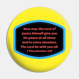 Bible Verse 2 Thessalonians 3:16 Pin