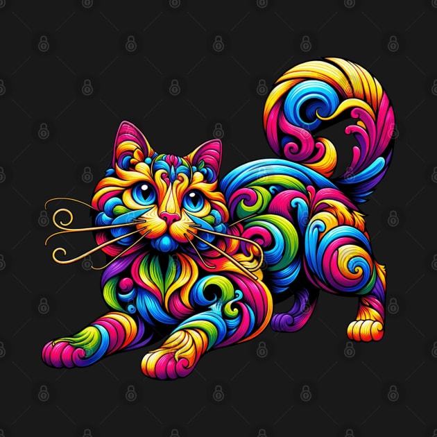 Baroque Whimsy Cat by BLKPHNX DESIGNS