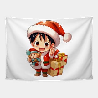 Christmas With Your Favorite Anime Tapestry