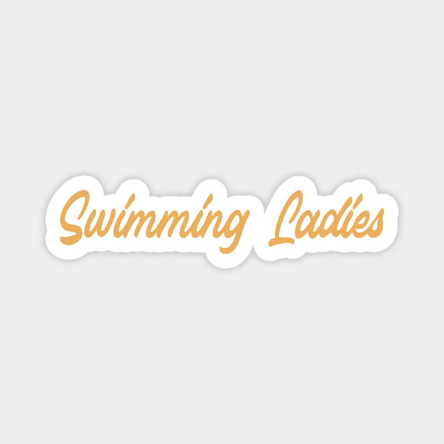 Swimming ladies Magnet by H2Ovib3s