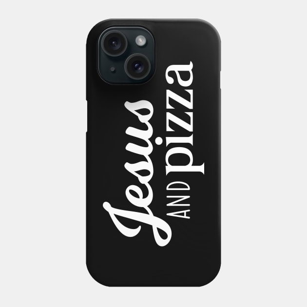 Jesus and Pizza Phone Case by machmigo