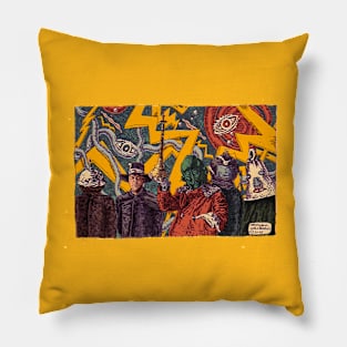 Captain Beefheart & The Magic Band, by Maximiliano Lopez Barrios Pillow