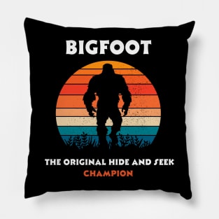 Bigfoot Hide and Seek Champion Pillow