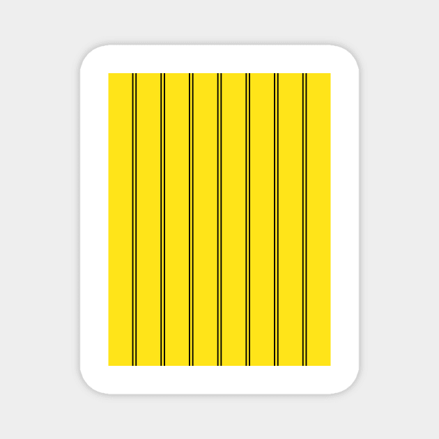 Millwall Yellow and Black Pinstripes 1993 Away Magnet by Culture-Factory