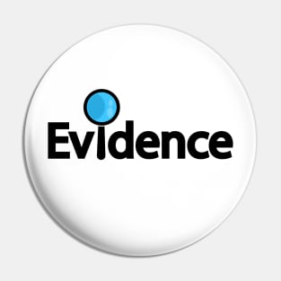 Evidence looking for evidence typography design Pin