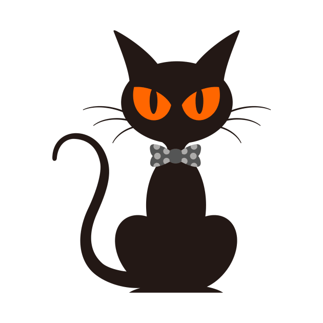 halloween cat by Typography Dose