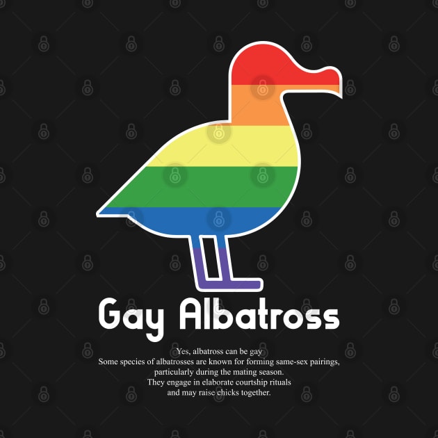 Gay Albatross G1w - Can animals be gay series - meme gift by FOGSJ