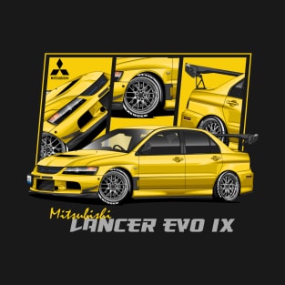 Mitsubishi Lancer Evolution EVO 9, JDM T-Shirt
