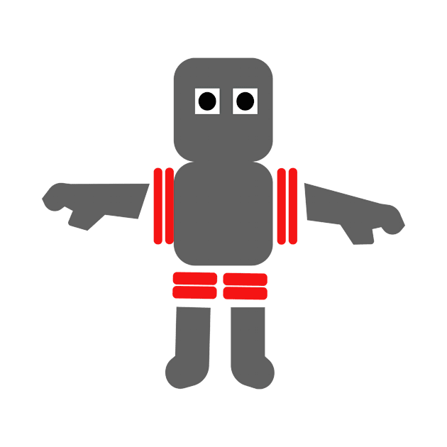 robot vector illustration by Anna Kobylarz32