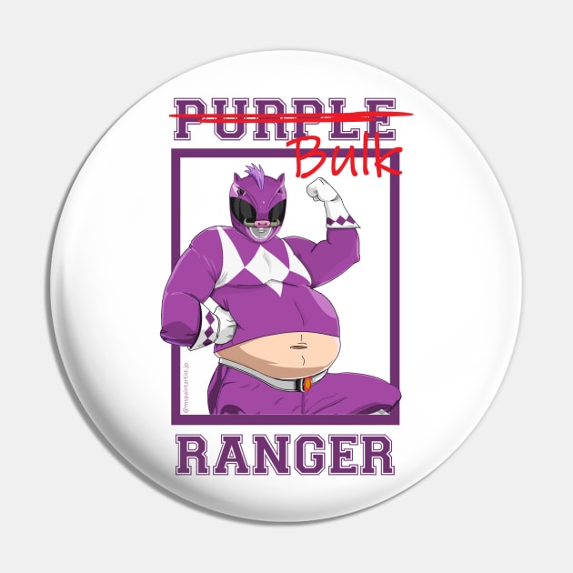 Bulk Purple Ranger Pin by Zapt Art