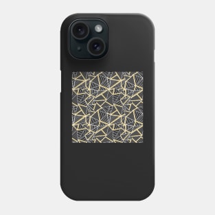 Ab Lines Gold 2 Repeat Phone Case