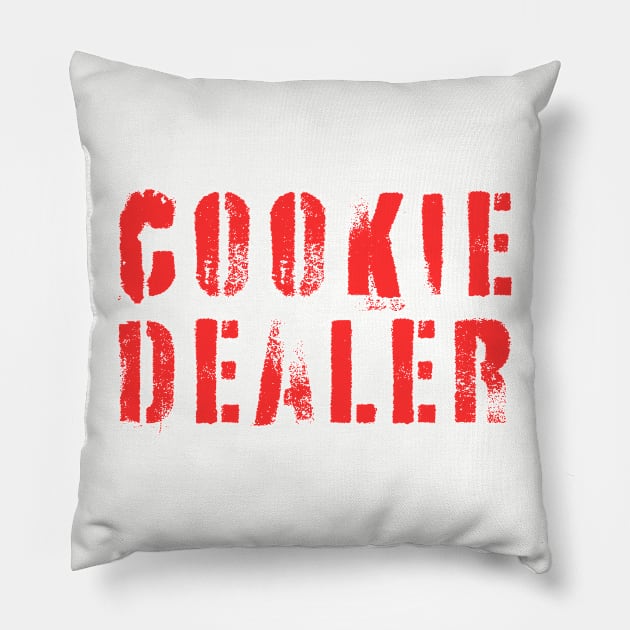 Love Freshly Baked Cookies-Cookie Dealer Pillow by UltraPod