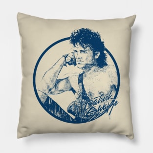 Vintage patrick swayze Pillow