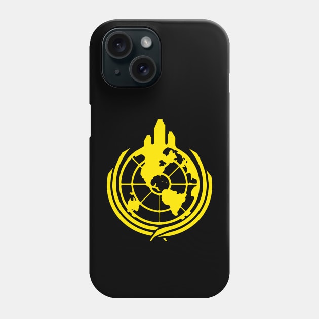 helldivers superearth Phone Case by rahalarts