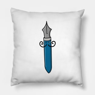 Funny nasty noble pen Pillow