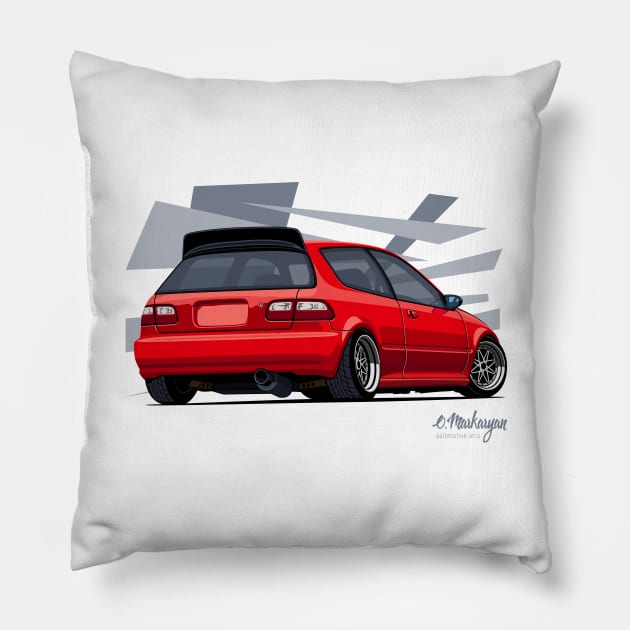 Civic EG Pillow by Markaryan