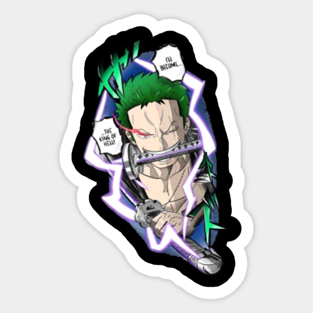 Roronoa Zoro Sticker -  Israel