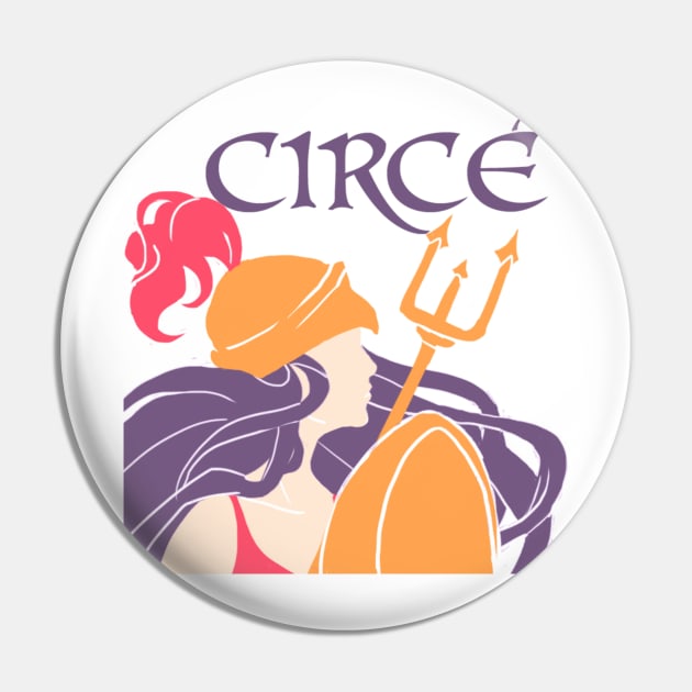 Circe Logo Purple Pin by The Ostium Network Merch Store