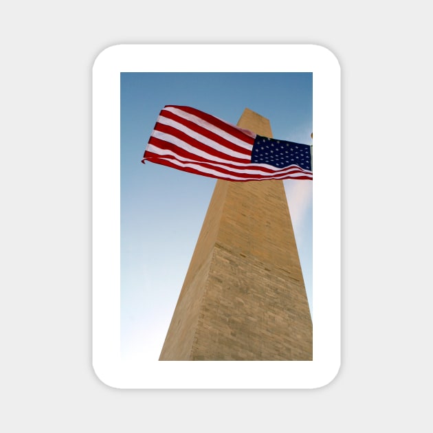 Old Glory - Washington D.C. Magnet by searchlight