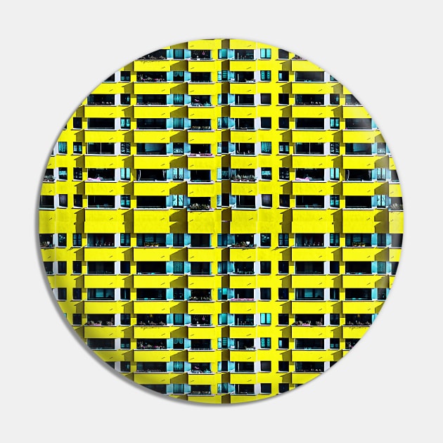 Apartment Building Brutalism Art 03 Pin by GLITCH.HUB