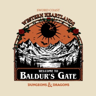 Welcome to Baldur's gate T-Shirt