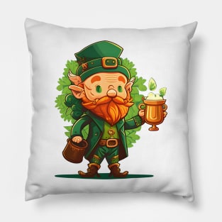 St. Patrick's Day Lucky Leprechaun Pillow