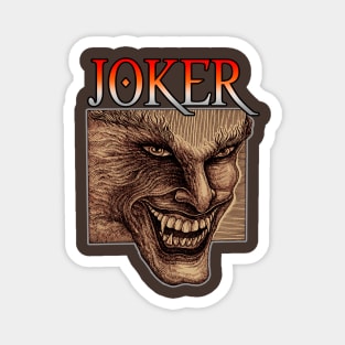 drawing joker Magnet