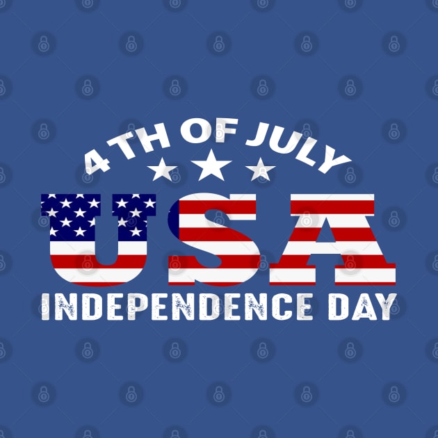 4th of July 1776  American independence day design by AJ techDesigns