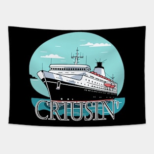 Cruise Couture: Seafaring Style Tapestry