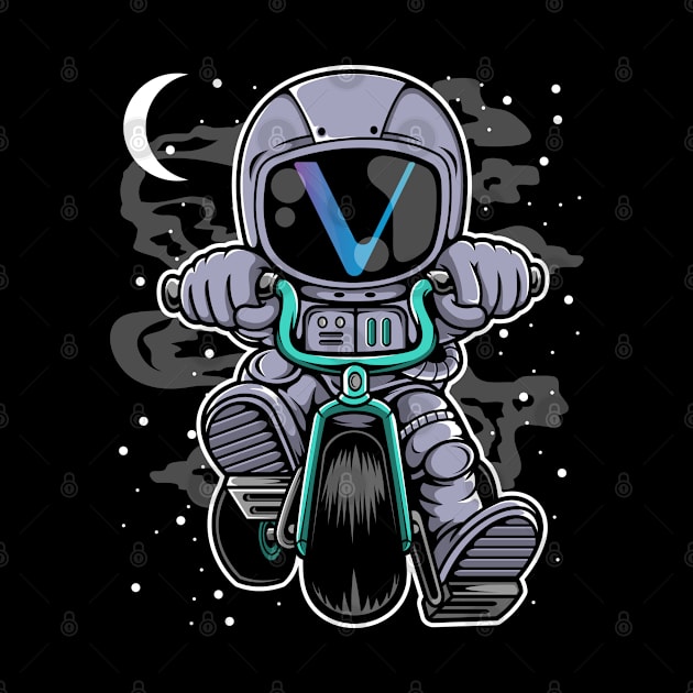 Astronaut Vechain Crypto VET Coin To The Moon Token Cryptocurrency Wallet Birthday Gift For Men Women Kids by Thingking About