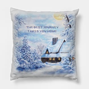 The Best Journey Takes You Home Pillow