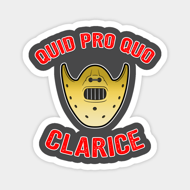 Quid Pro Quo Clarice Magnet by Monster Doodle