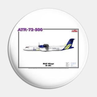 Avions de Transport Régional 72-500 - MAS Wings (Art Print) Pin