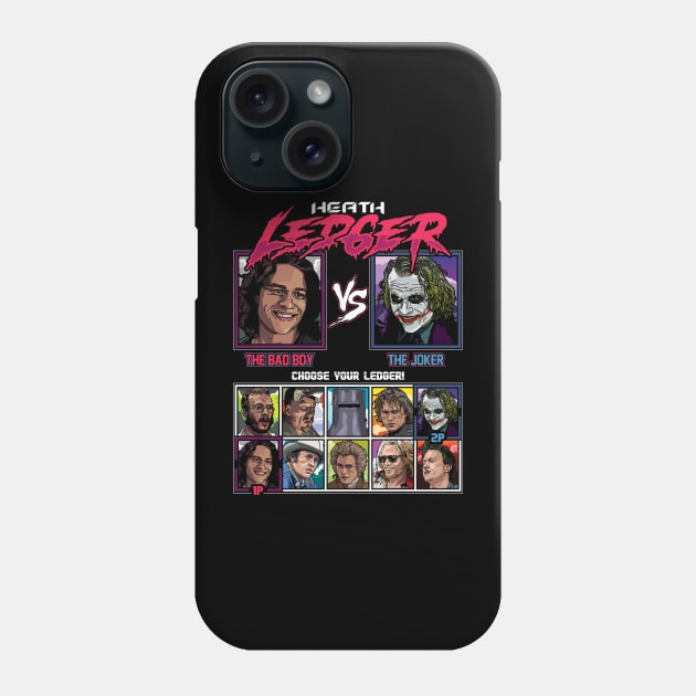 Heath Ledger Fighter Phone Case by RetroReview