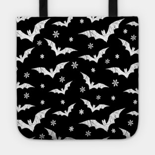 Creepy Bats Christmas Design Tote