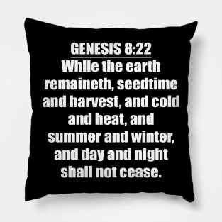 Genesis 8:22 Pillow