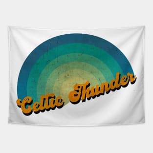 vintage retro Celtic Thunder Tapestry