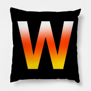 Fire Letter W Pillow